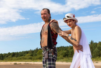 婚礼<strong>照片拍摄</strong>海岸波罗的海海