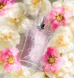香水瓶花选择香味美容化妆品产品文章香水