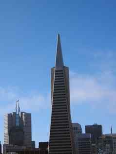 泛美金字塔高建筑市中心三旧金山