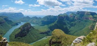 全景路线南非洲高兴河峡谷隆达维尔斯全景路线南非洲