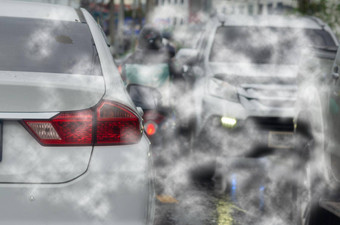 车<strong>污染</strong>烟排气<strong>汽车污染</strong>交通小时路车发射碳二氧化物导致空气<strong>污染</strong>