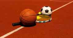 体育运动游戏设备球球拍法院