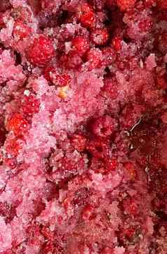 树莓糖准备树莓使小时