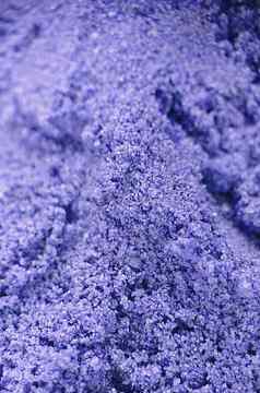 沙子球团矿特写镜头淡紫色颜色