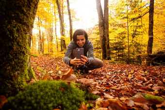 女人森林需要图片蘑菇乌西纳格智能手机