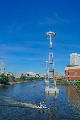 横滨minato,索道建设景观