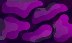 摘要液体元素马克梯度紫色的语气色彩斑斓的美丽的背景设计向量插图每股收益