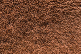 棕色（的）自然皮毛羊毛表面纹理动物皮肤背景