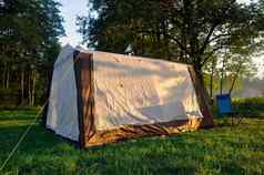 大帐篷森林公园区域帐篷营自然