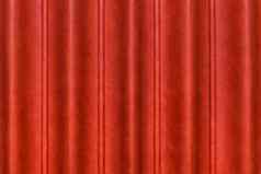 滑动通过红色的窗帘场景皮革会议房间酒店波浪摘要模式墙纹理背景