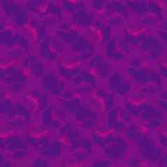 冰多维数据集无缝的模式明亮的紫罗兰色的背景手画水彩插图