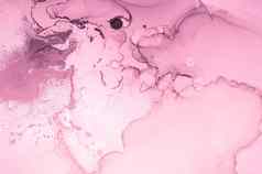精致的粉红色的大理石摘要混合流体颜色