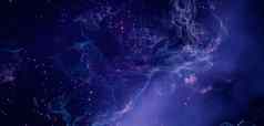 天体外太空宇宙概念色彩斑斓的紫色的背景
