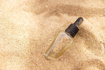 化妆品血清玻璃瓶吸管沙子
