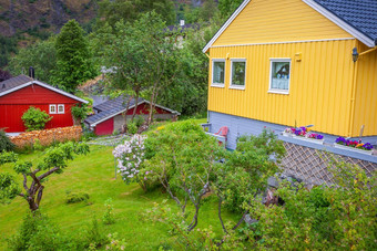 挪威罗布斯农场艾于兰峡湾分支Sognefjord