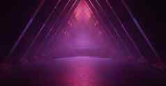 摘要场景三角俱乐部地下场景烟明亮的紫色的背景渲染