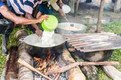 土著人尼加拉瓜烹饪庆祝活动国际一天本地的国人民