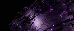 科幻未来主义的紫色的紫罗兰色的背景