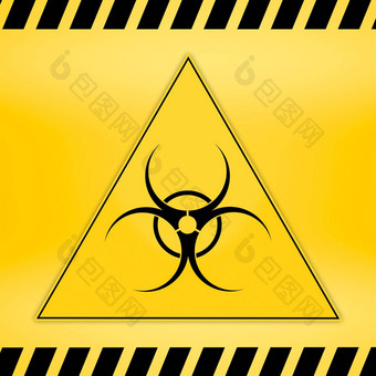 危险丝带标志注意生物危害下降警告迹象谨慎磁带限制访问安全危害条纹警报符号