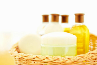肥皂洗发水乳液化妆品集美水疗中心身体护理风格概念