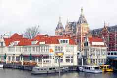 阿姆斯特丹城市荷兰旅行欧洲概念