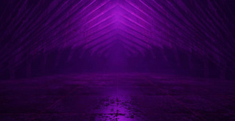 幻想反乌托邦的明亮的紫色的激光图形横幅背景壁纸插图