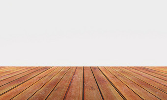 空房间棕色（的）木地板上桌面背景表格前广告复制空间体系结构室内概念插图呈现
