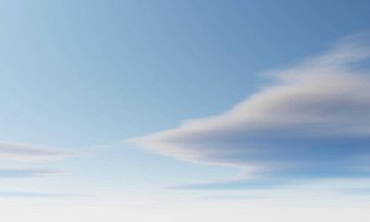 蓝色的多云的天空背景自然景观概念插图呈现
