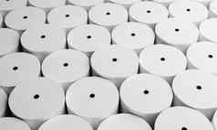 集团白色纸卷工业工厂存储背景生产制造业概念插图呈现