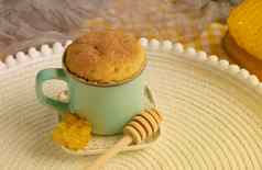 香草马克杯蛋糕蜂蜜蛋糕杯子微波甜点早餐