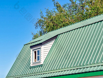 窗口绿色屋顶农场精品