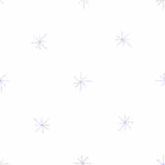 手画雪花圣诞节无缝的模式微妙的飞行雪片粉笔雪花背景活着粉笔handdrawn雪覆盖充满活力的假期季节装饰