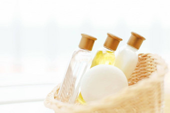 肥皂洗发水乳液化妆品集美水疗中心身体护理风格概念