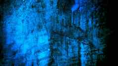 空黑暗混凝土墙房间工作室背景地板上的角度来看蓝色的软光显示产品文本现在免费的空间水泥背景