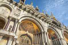 马克教堂天主教壁画外观细节威尼斯意大利
