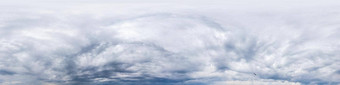 天空全景雨重积雨云云Hdr无缝的球形equirectangular全景天空圆顶天顶可视化天空更换空中无人机全景照片