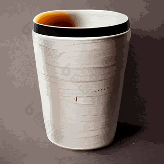 简约咖啡杯插图国际咖啡一天
