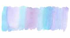 水彩紫色的蓝色的梯度孤立的白色
