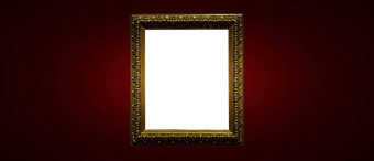 古董艺术公平画廊框架皇家红色的墙拍卖房子博物馆展览<strong>空白模板空白</strong>色Copyspace模型设计艺术作品