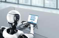 聊天机器人软件应用程序流行的在线业务