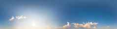 蓝色的天空全景卷云云无缝的Hdr学位帕诺球形equirectangular格式天空圆顶天顶可视化游戏天空更换空中无人机全景照片