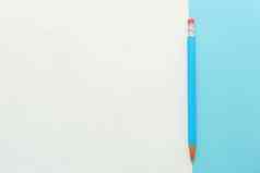 蓝色的颜色铅笔颜色背景复制空间