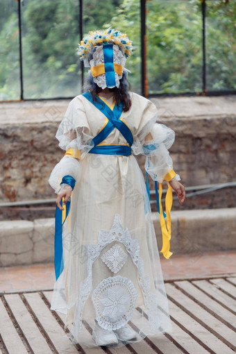 传统的乌克兰手工制作的娃娃莫坦卡莫坦卡娃娃使乌克兰