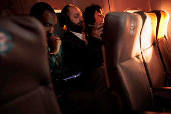 多样化的乘客飞行经济类飞机飞机