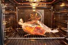 五香腌制猪肉腿肉包装烘焙袖烤箱