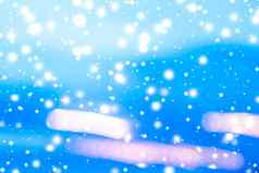 冬天假期摘要背景发光的雪魔法闪闪发光的闪亮的闪闪发光的