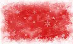 摘要圣诞节红色的背景白色雪花红色的圣诞节一年背景