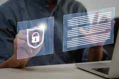 网络数字技术互联网网络在线信息安全安全网络黑客登录密码图标业务概念