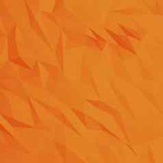 摘要背景低多边形橙色墙秋天