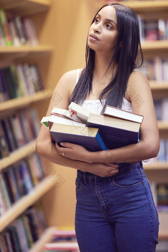 图书馆教育大学女人学生书研究材料书店大学奖学金文学年轻的女校园搜索阅读